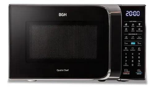 Microondas Bgh Eco Negro Digital 20 Litros B120dn20i