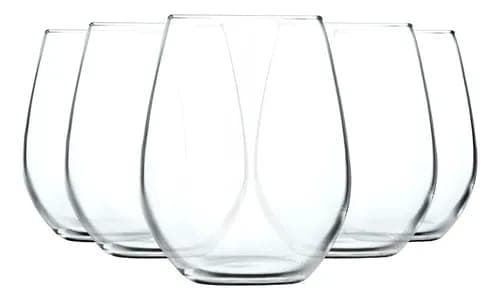 Set X 12 Vaso Vidrio Rigolleau
