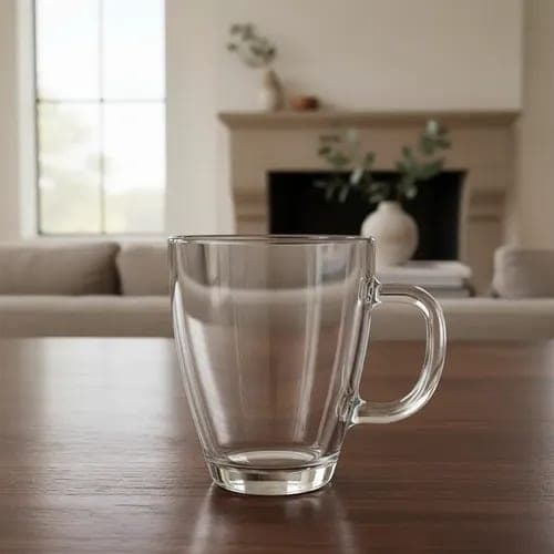 Taza Jarro Mug Armonia Durax De Vidrio 400ml Cafe Te X12