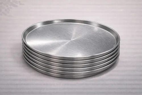 Pack 6 Pizzeras 35 Cm Acero Inoxidable Uso Gastronomico
