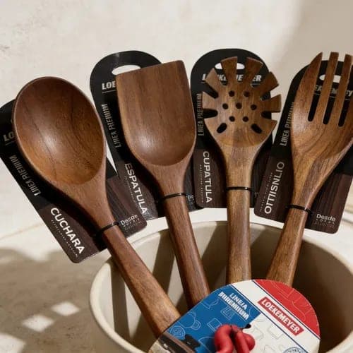 Set Utensillos De Cocina Muneco Antiderrame De Regalo